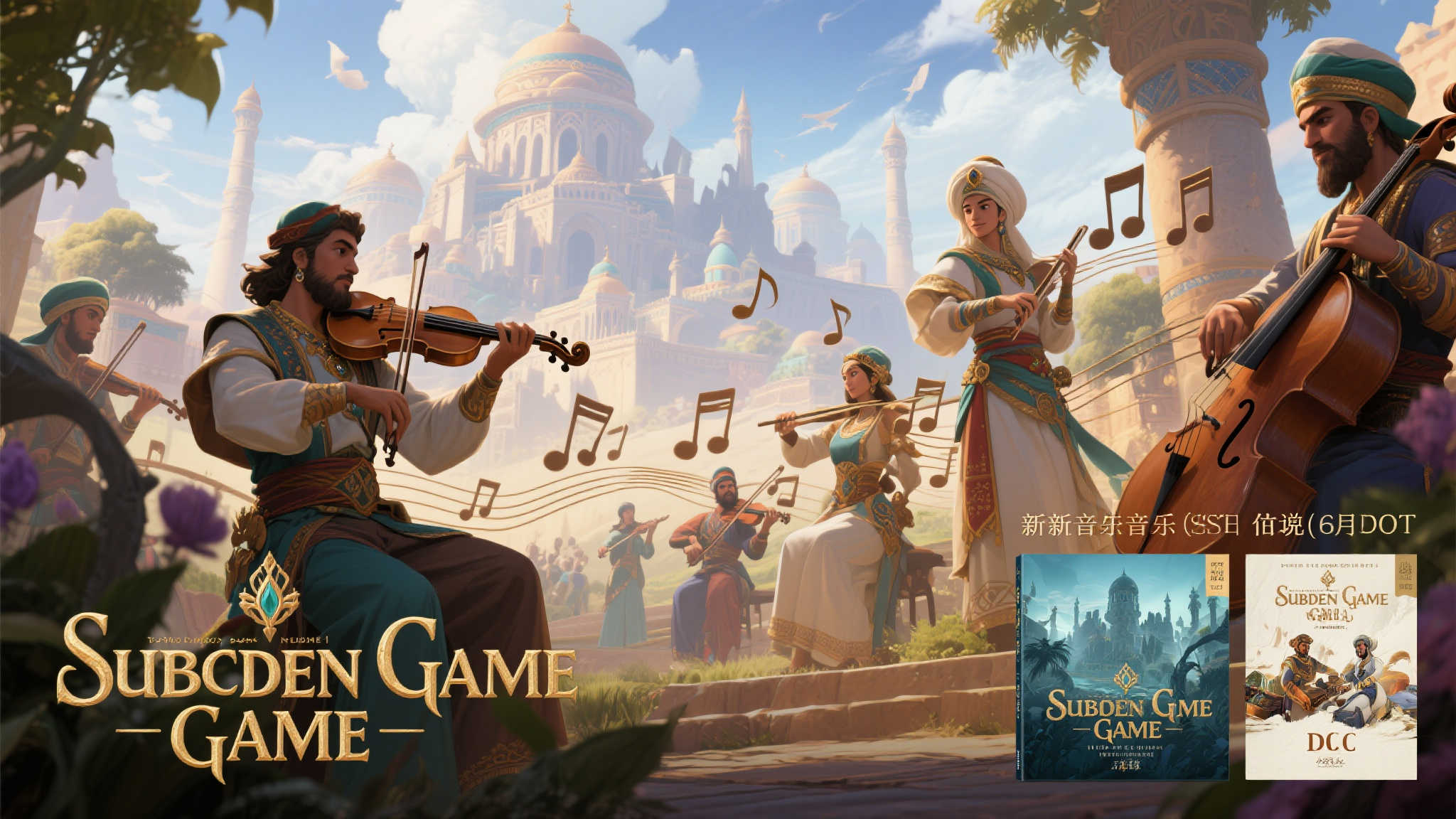 踏入异域旋律，揭开宫廷权谋：《苏丹的游戏》OST及小说DLC 6月27日上市